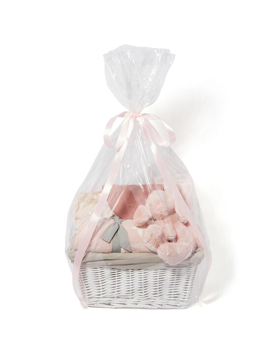 Baby Gift Hamper - 5 Piece Set with Pink Eid Frill Sleepsuit image number 2